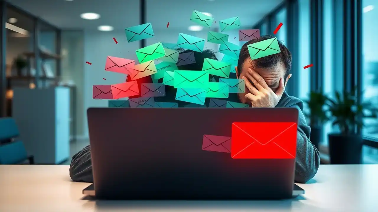 The advantages and disadvantages of email marketing: overflowing inbox, spam filters, and competition for attention - Email Marketing Academix