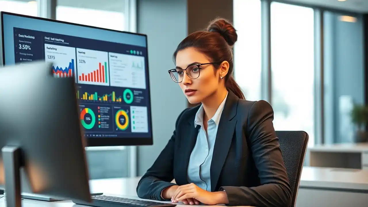 Analyzing critical email marketing metrics in a email performance reporting dashboard to optimize campaigns and boost engagement - Email Marketing Academix