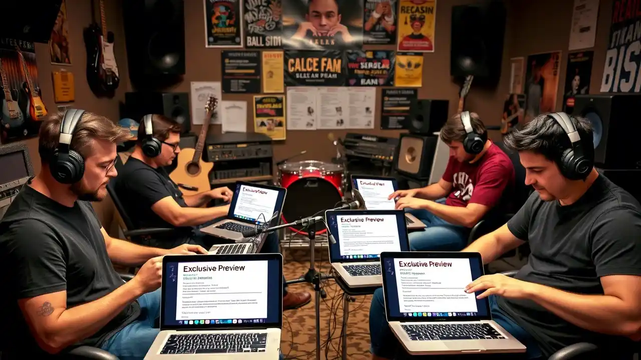 An artist creating a personalized email marketing campaign for artists to promote their artwork  - Email Marketing Academix