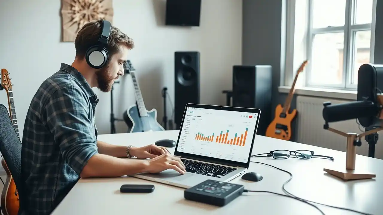 Music artist email marketing strategy showing fanbase growth through targeted email campaigns  - Email Marketing Academix