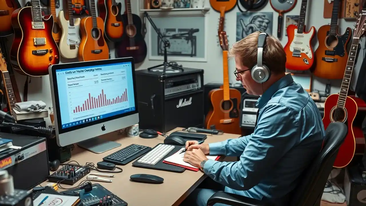 Email promotion for music artists, showcasing digital strategies for maximizing email fan engagement  - Email Marketing Academix