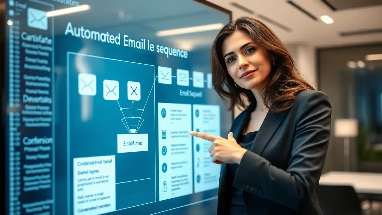 Person about to click a strong CTA in an email marketing funnel, experiencing an emotional connection - Email Marketing Academix