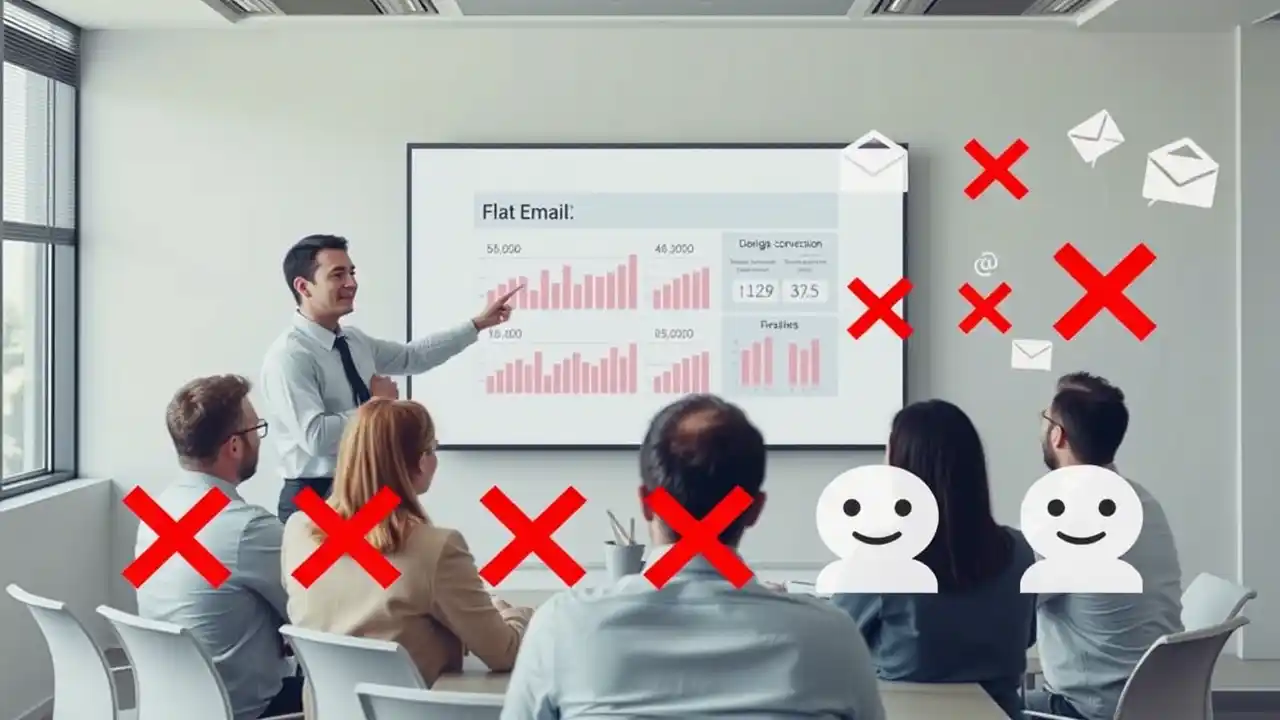 Person reacting emotionally to an email in an email marketing funnel, highlighting the emotional trigger power - Email Marketing Academix