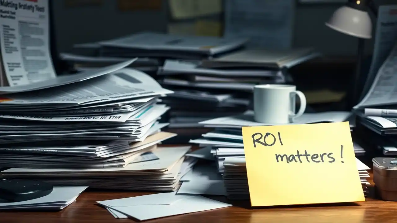 Graph showing email marketing ROI with significant revenue growth from targeted email campaigns - Email Marketing Academix