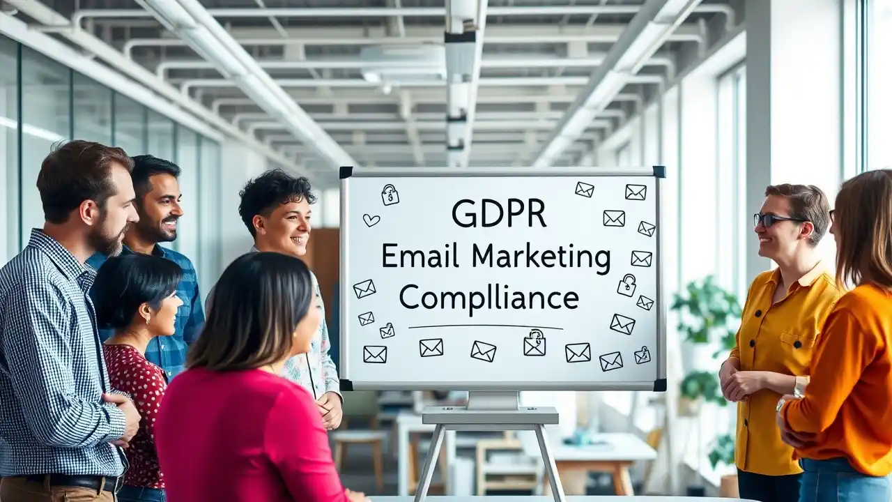 GDPR Email Marketing Isn’t Optional – So Why Are You Still Ignoring It? Transparent privacy policy integrated into GDPR email marketing signup form - Email Marketing Academix